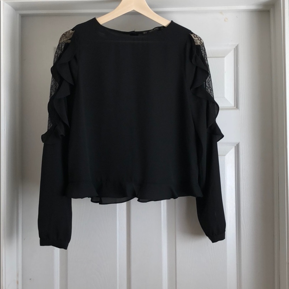 Chiffon /Ruffle /Zara Blouse
